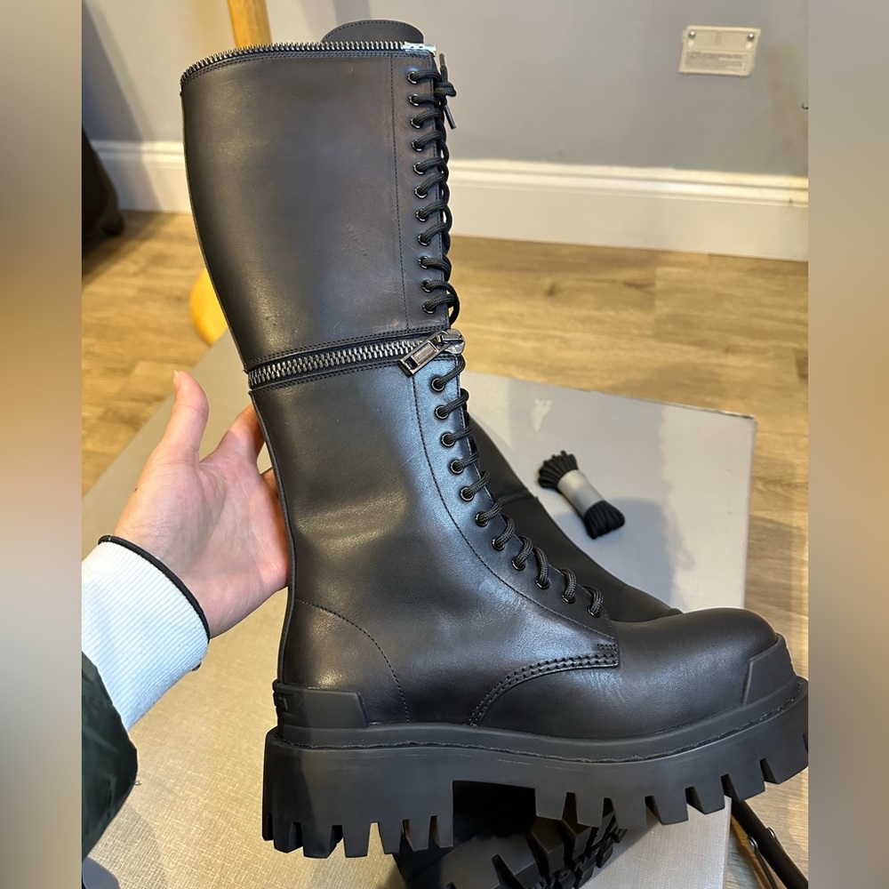 Authentic! Balenciaga Master Thigh-High Boots 20mm - Picture 6 of 8